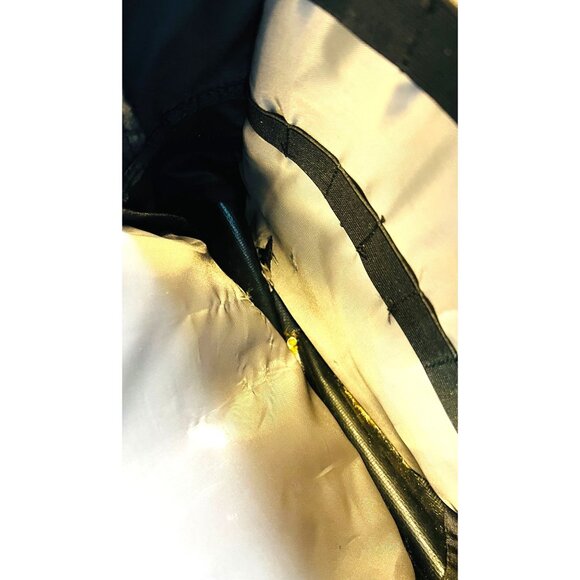 Spiderwire Black Sling Backpack With Web Design & Spider Logo 24in - Picture 5 of 6